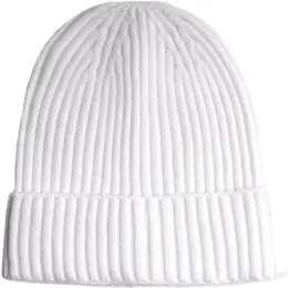 FWRD Glacier Ribbed Beanie White